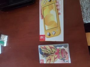 Nintendo switch lite with game
